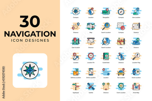 Navigation icons collection. map icons, navigation, maps, location, pointer, city map, world map, icons.