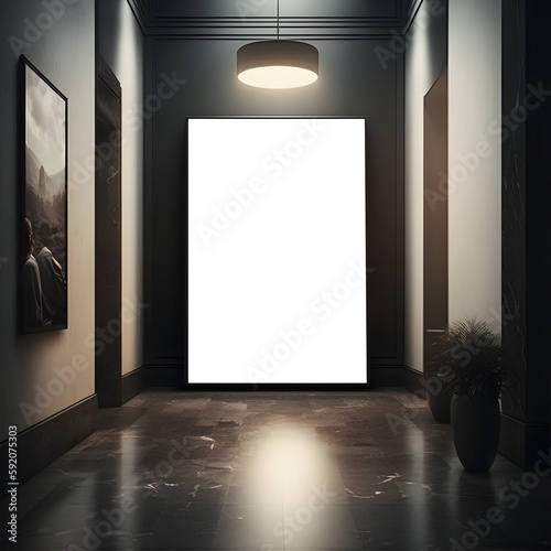 Movie theater presentation mochup