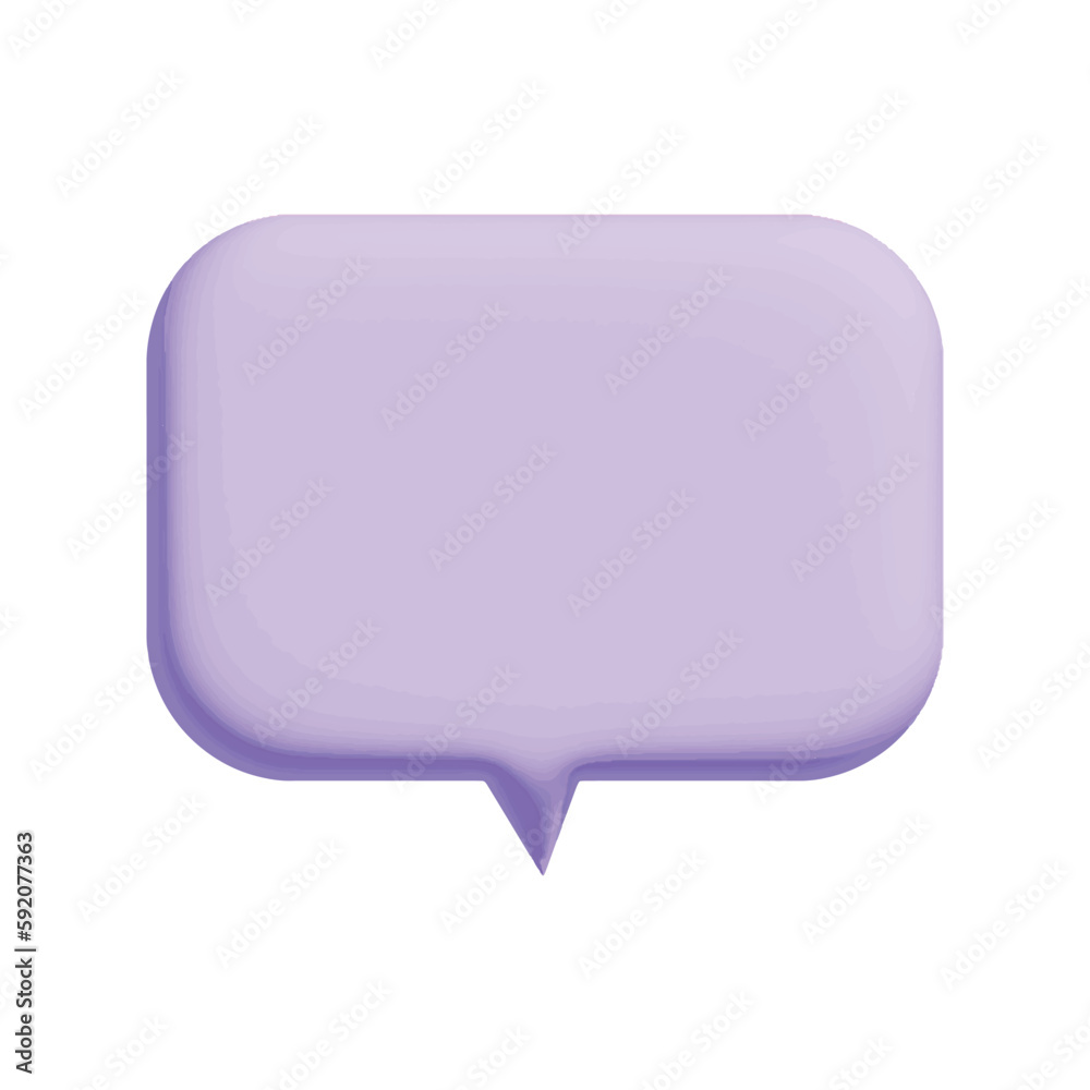 Chat box on white background Chat box on white background