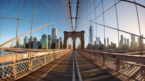 Brooklyn Bridge - A marvel of engineering and design © Emojibb.Family
