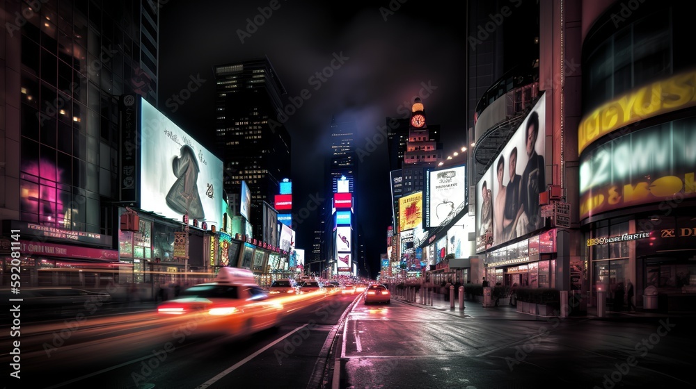 Times Square - Bright lights, big city