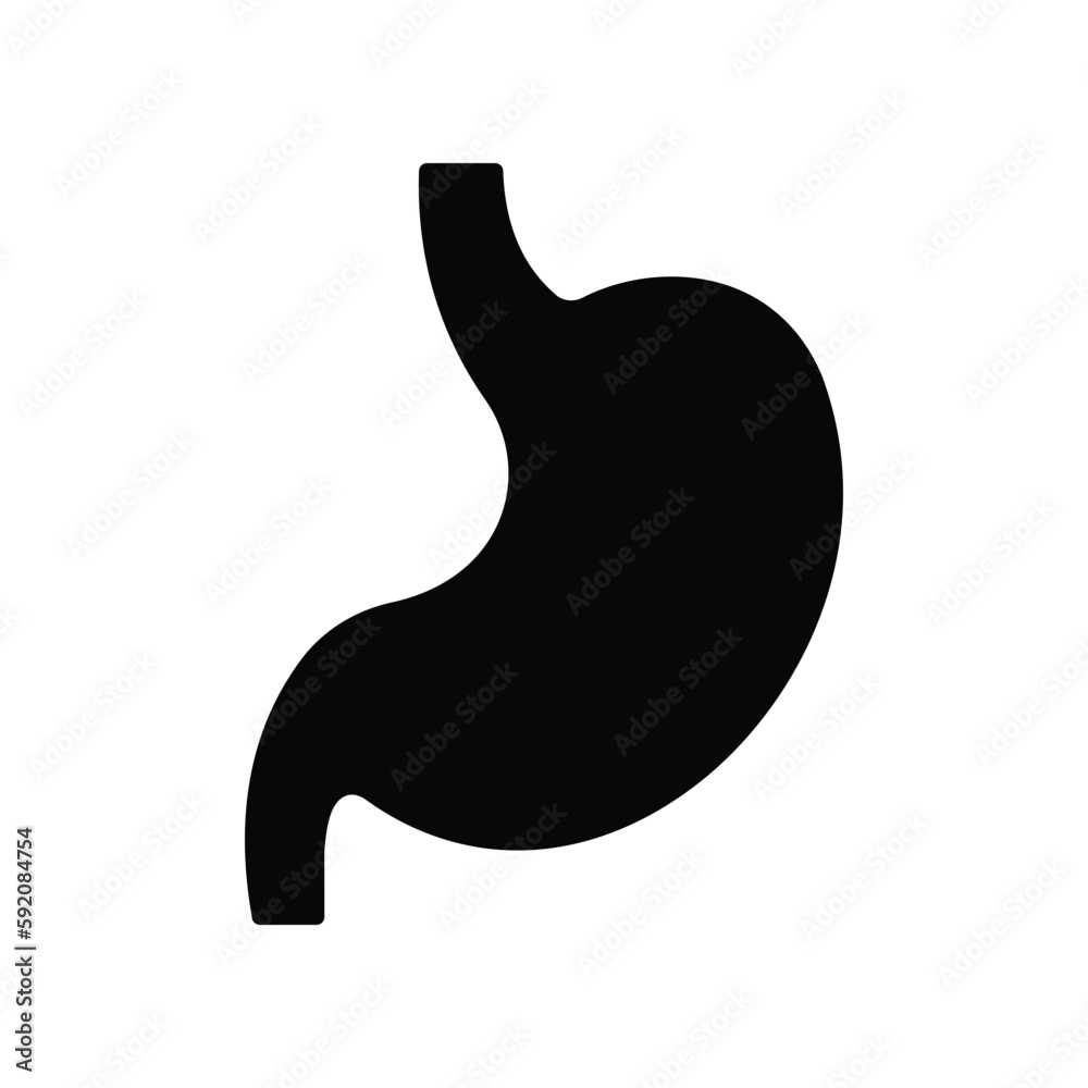 Stomach icon. Suitable for Web Page, Mobile App, UI, UX and GUI design Stomach icon. Suitable for Web Page, Mobile App, UI, UX and GUI design