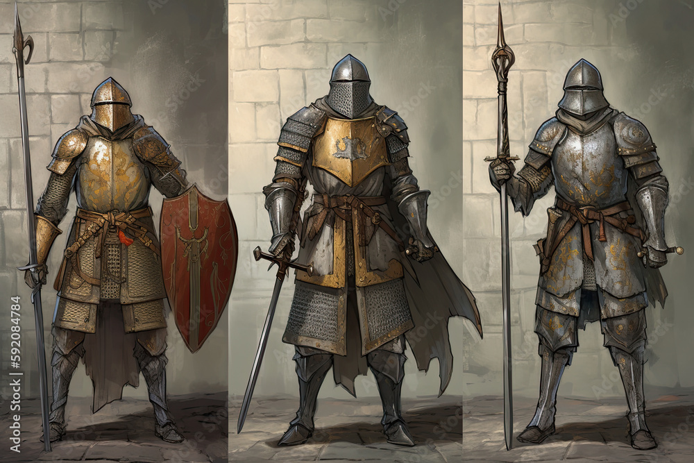Medieval Knights and Their Weapons Medieval Knights and Their Weapons
