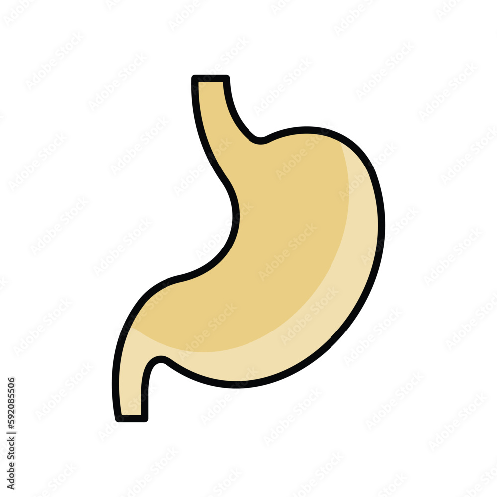 Stomach icon. Suitable for Web Page, Mobile App, UI, UX and GUI design Stomach icon. Suitable for Web Page, Mobile App, UI, UX and GUI design