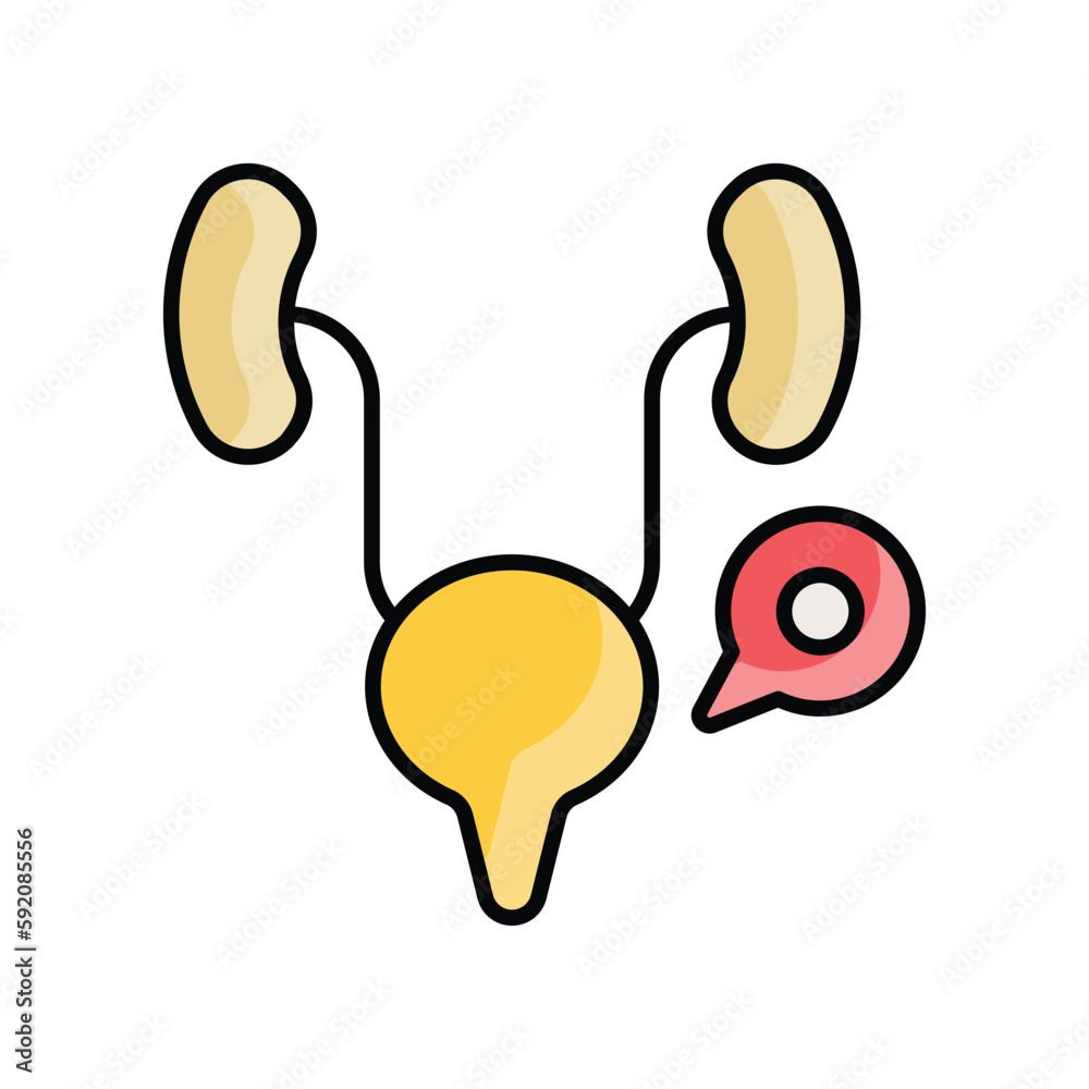 Prostate icon. Suitable for Web Page, Mobile App, UI, UX and GUI design ...