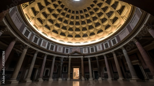 Fotografie, Tablou Rome's Pantheon