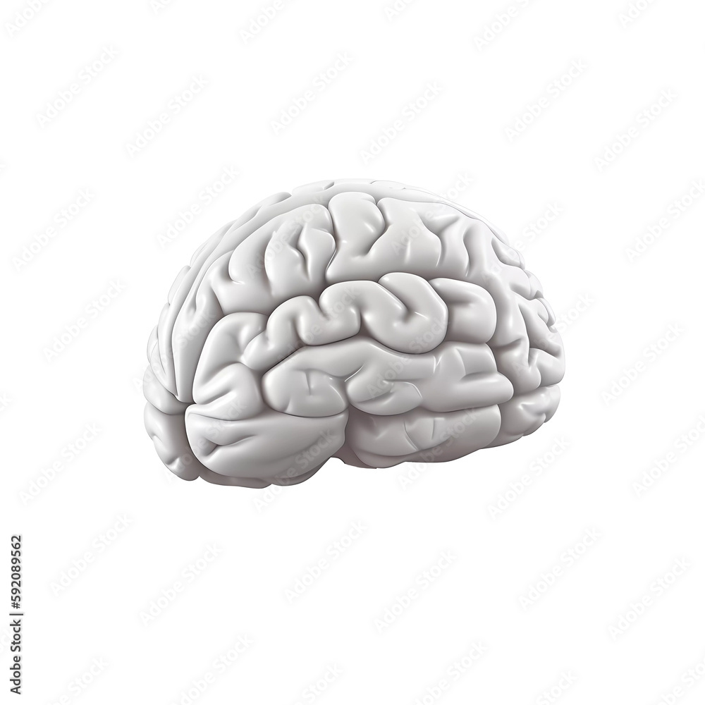 human brain model, created with Generative AI Technology human brain model, created with Generative AI Technology