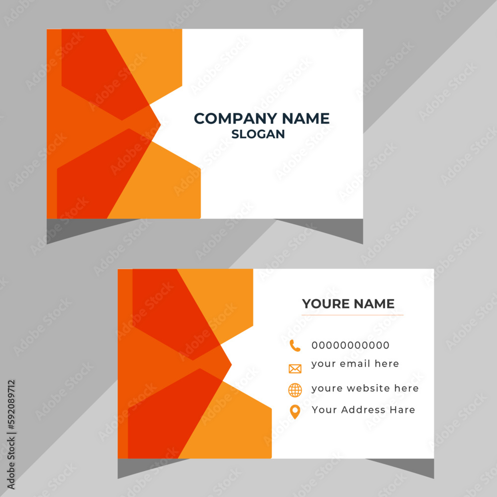 Corporate business flyer template design set with blue, orange, red and yellow colour
modern template and modern design, perfect for creative professional 