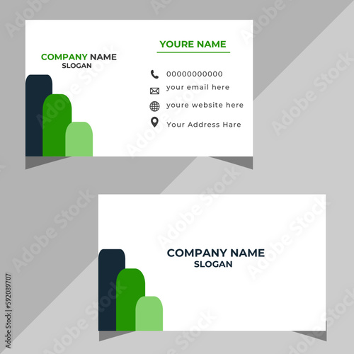 business card template Visiting card for business and personal use. Vector illustration design
modern business card design . double sided business card design template . 