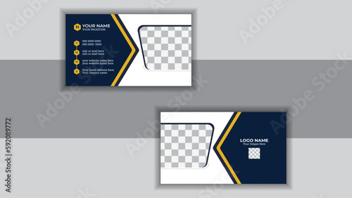 Modern and minimalist  business card layout,
colorful professional business card template, visiting card, and business card template.