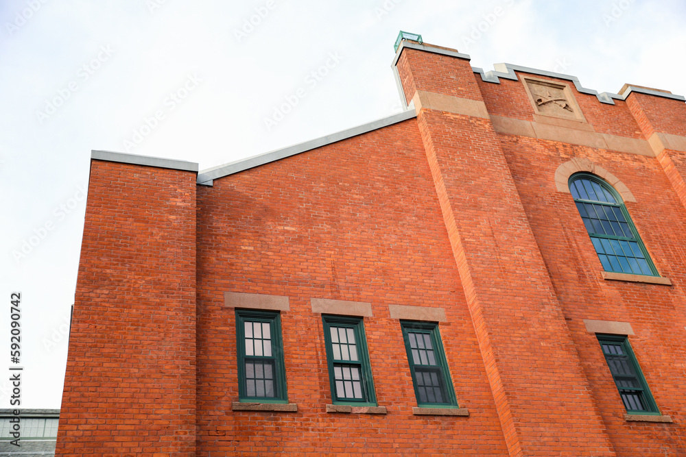 Old brick buildings are a symbol of industrial heritage, innovation ...