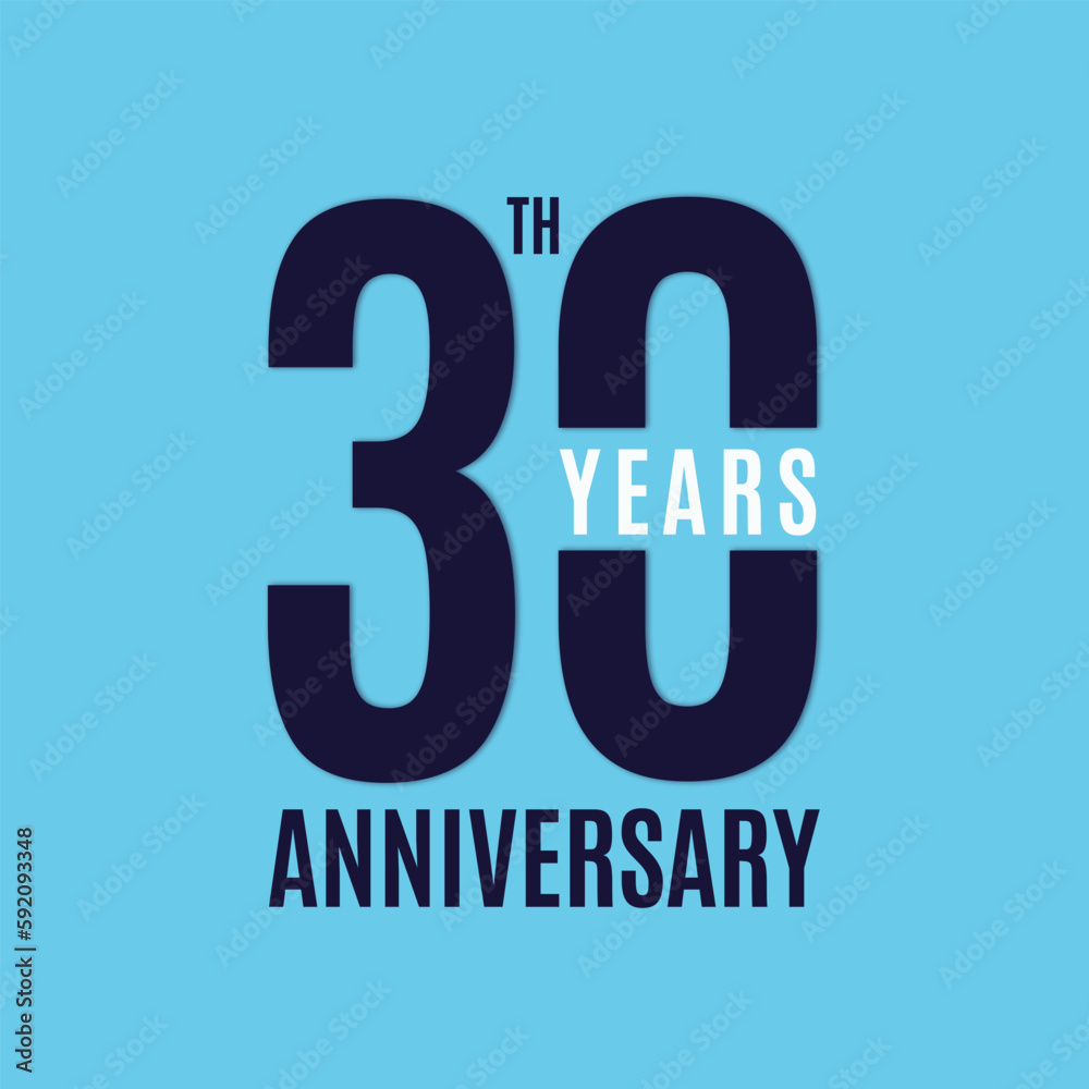 30 years anniversary celebration or birthday card free vector 30 years anniversary celebration or birthday card free vector