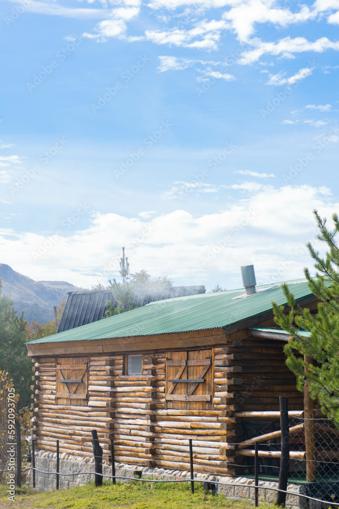wooden house in the mountains wooden house in the mountains