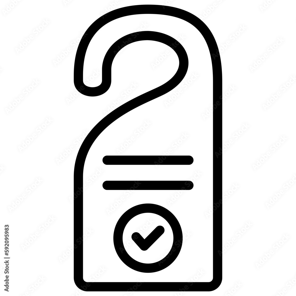 disturb illustration icon design with outline disturb illustration icon design with outline