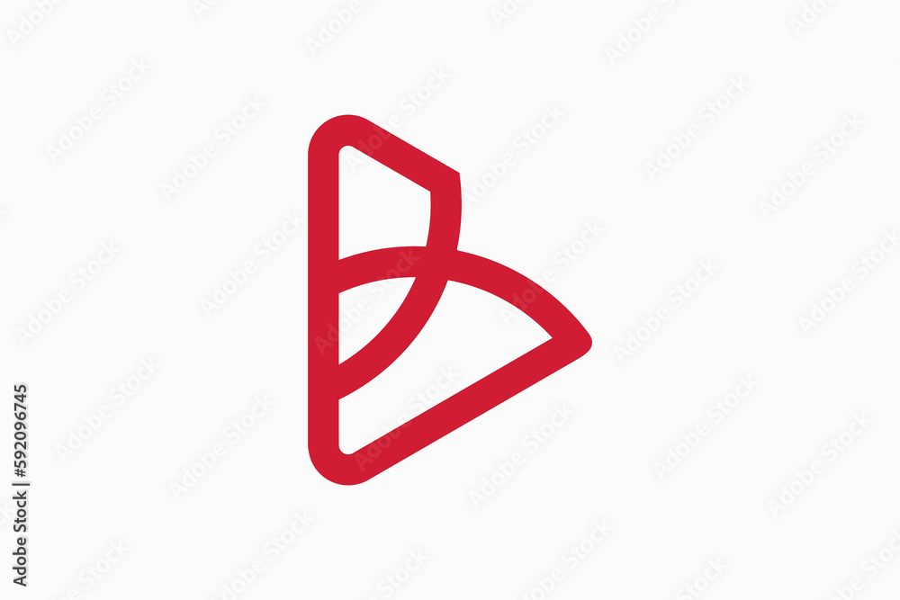 letter B logo design vector letter B logo design vector