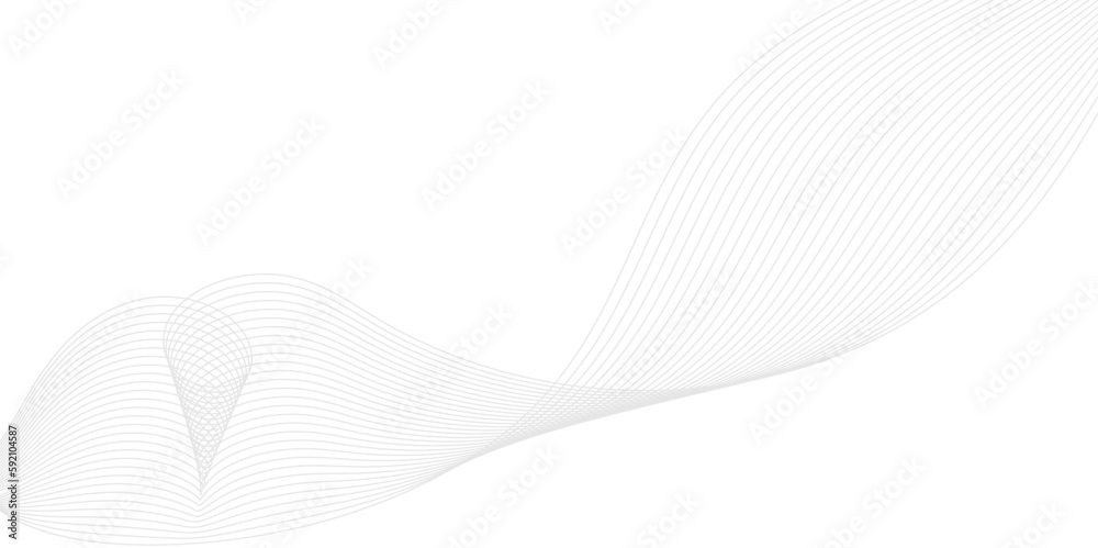 Abstract wavy grey stream element for design on transparent background. Abstract wavy background. Abstract whtie wave lines pattern background. Abstract wavy grey stream element for design on transparent background. Abstract wavy background. Abstract whtie wave lines pattern background.