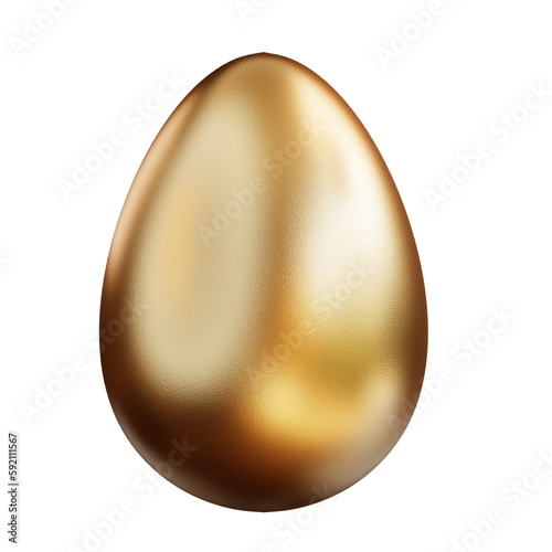 Generative Ai 3d illustration abstract of color egg 