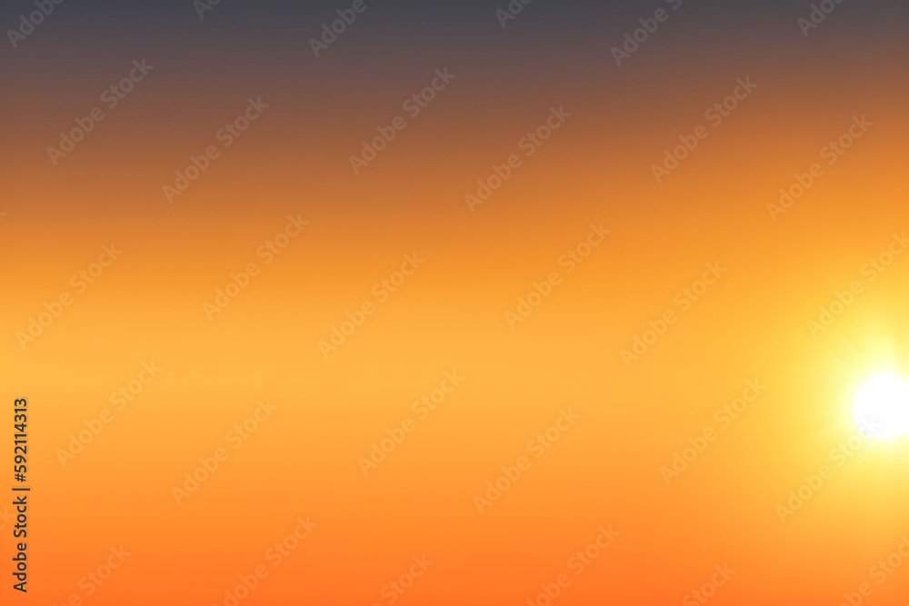 orange sunset background