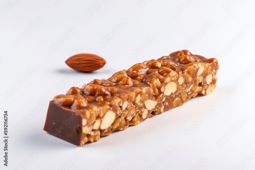 chocolate bar with nuts isolated on white chocolate bar with nuts isolated on white