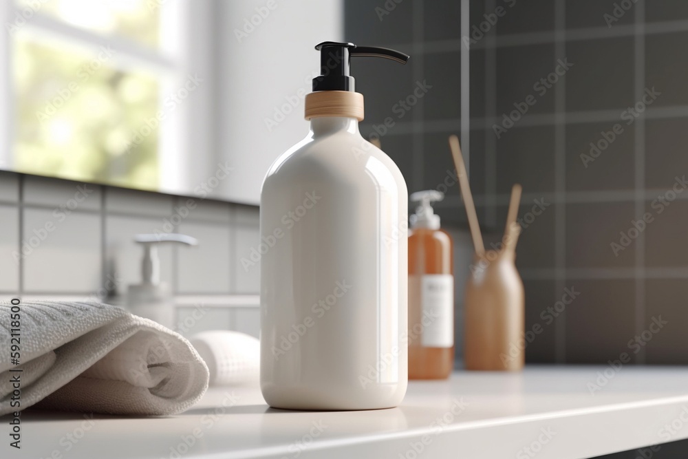 display of cosmetic products on sink display of cosmetic products on sink