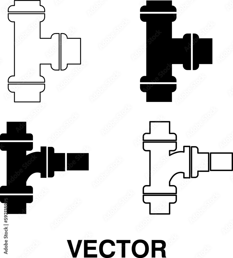 Pipe icon icon set vector illustration on white background..eps Pipe icon icon set vector illustration on white background..eps
