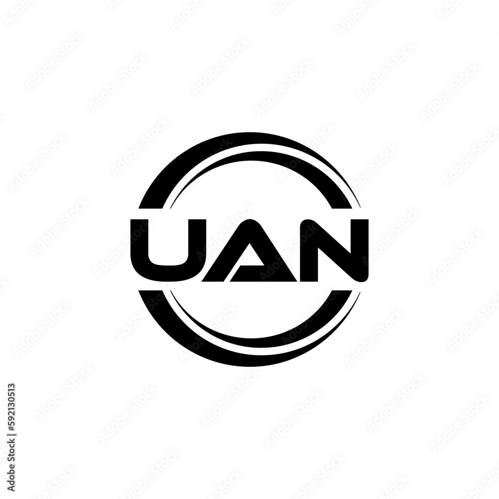 UAN letter logo design with white background in illustrator, vector logo modern alphabet font overlap style. calligraphy designs for logo, Poster, Invitation, etc. UAN letter logo design with white background in illustrator, vector logo modern alphabet font overlap style. calligraphy designs for logo, Poster, Invitation, etc.
