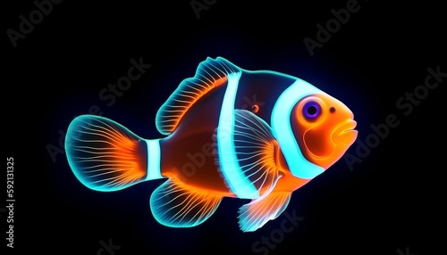 Bioluminescent Clownfish