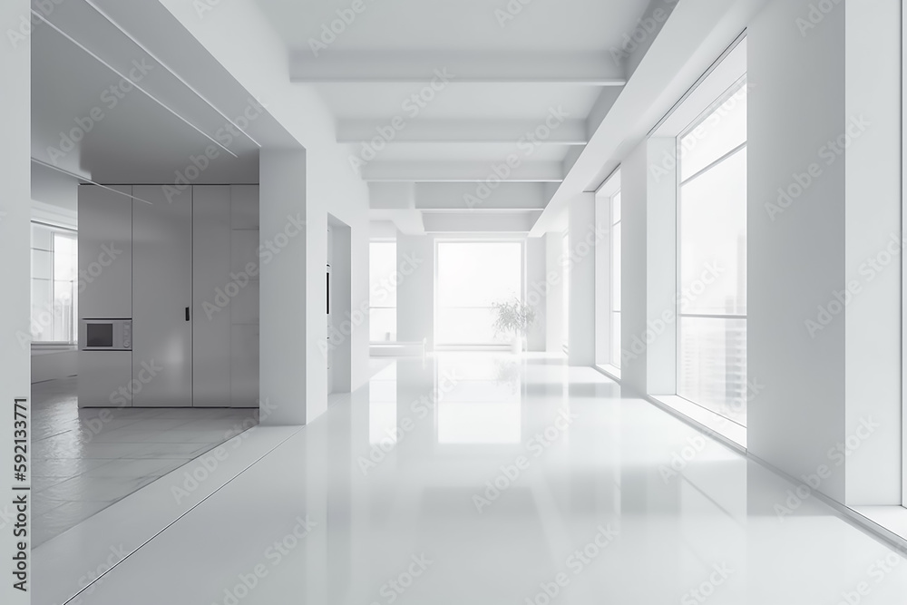 Fototapeta premium Beautiful modern luxury interiors