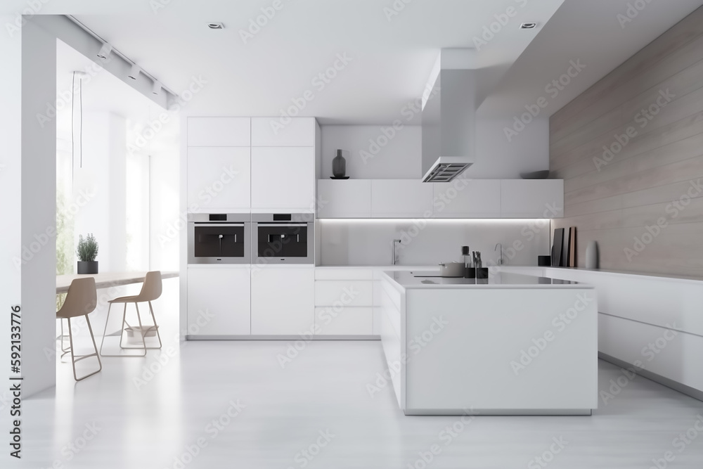 Fototapeta premium Beautiful modern luxury interiors