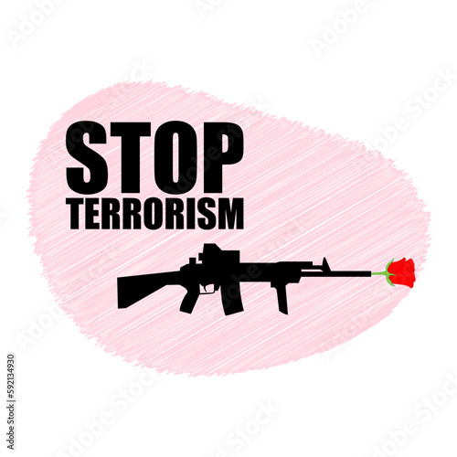 Vector illustration for National Anti Terrorism Day May 21 social media story feed mockup template post