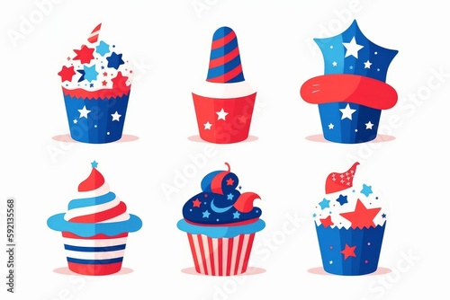 American Independence Day Celebration. Generative AI