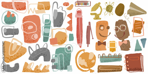 abstract doodles for decoration