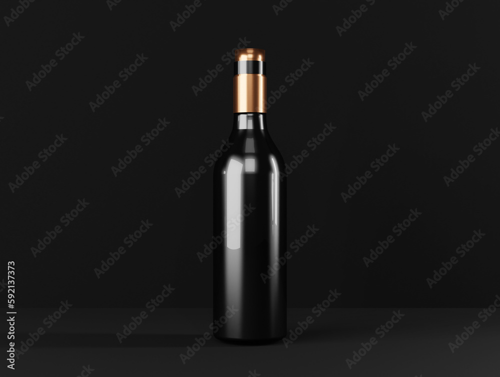 Luxury Wine Bottle with Box in dark background 1 Luxury Wine Bottle with Box in dark background 1
