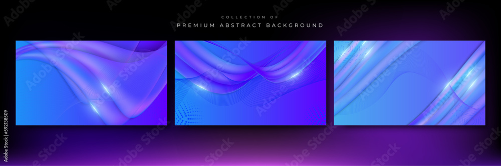Vector blue purple abstract geometric shapes background Vector blue purple abstract geometric shapes background