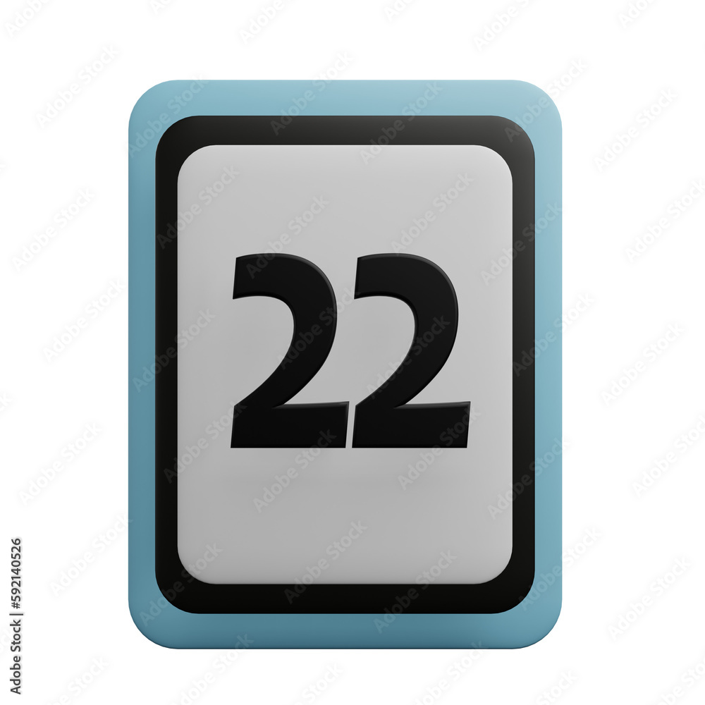number 22 number 22