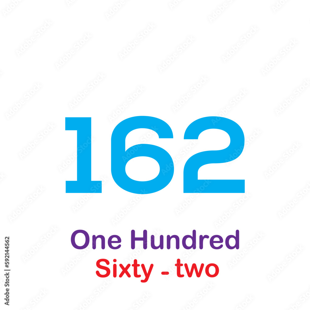 Cardinal number icon flat style illustration for children Cardinal number icon flat style illustration for children
