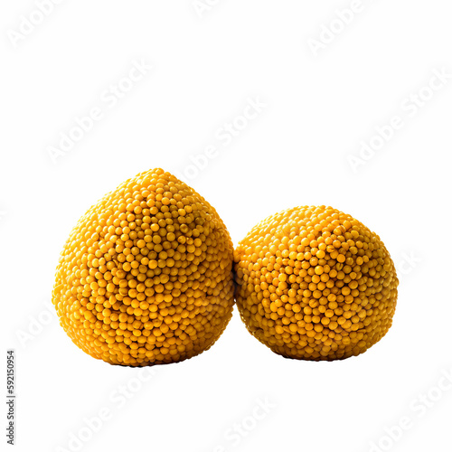 two mustard seed ball Generative AI