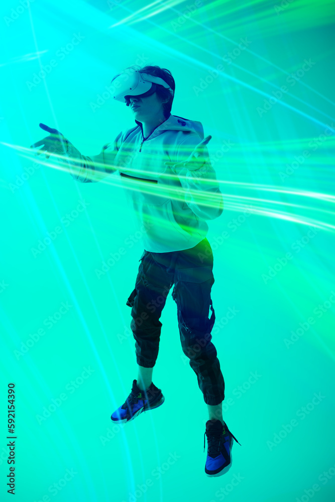 Obraz premium boy in VR