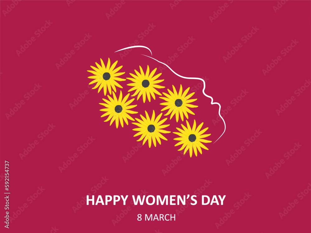 World women's day template design World women's day template design