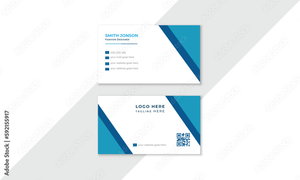 Creative business card template, Modern business card design Creative business card template, Modern business card design