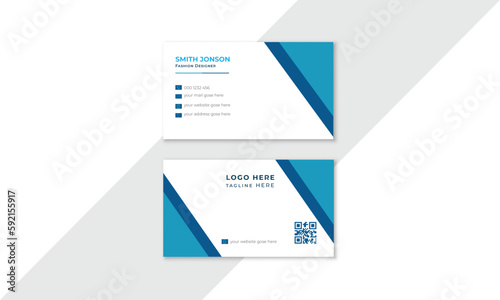 Creative business card template, Modern business card design