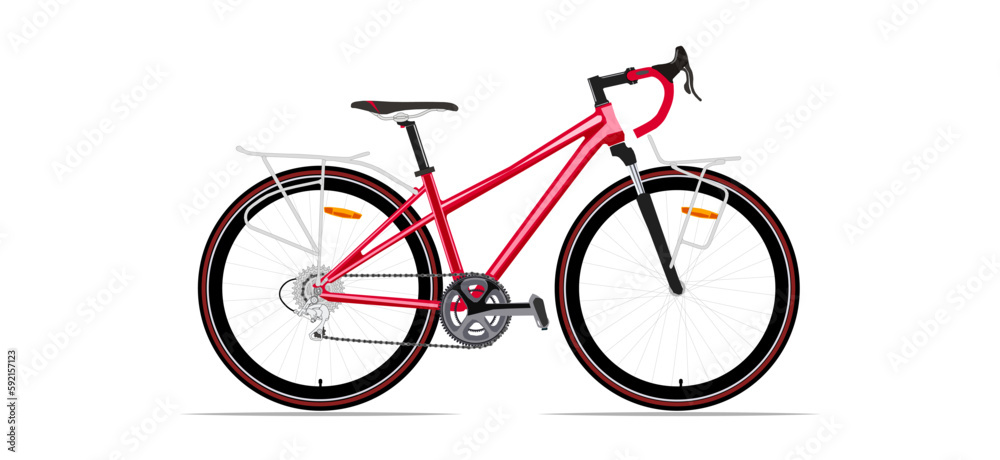 Obraz premium 自転車のイラスト