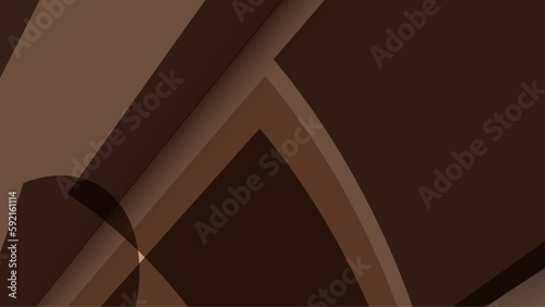 Geometry abstract background, brown earth tone vector wallpaper