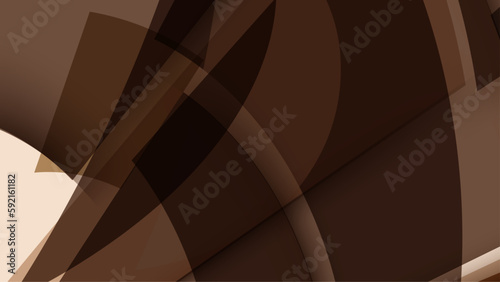 Geometry abstract background, brown earth tone vector wallpaper