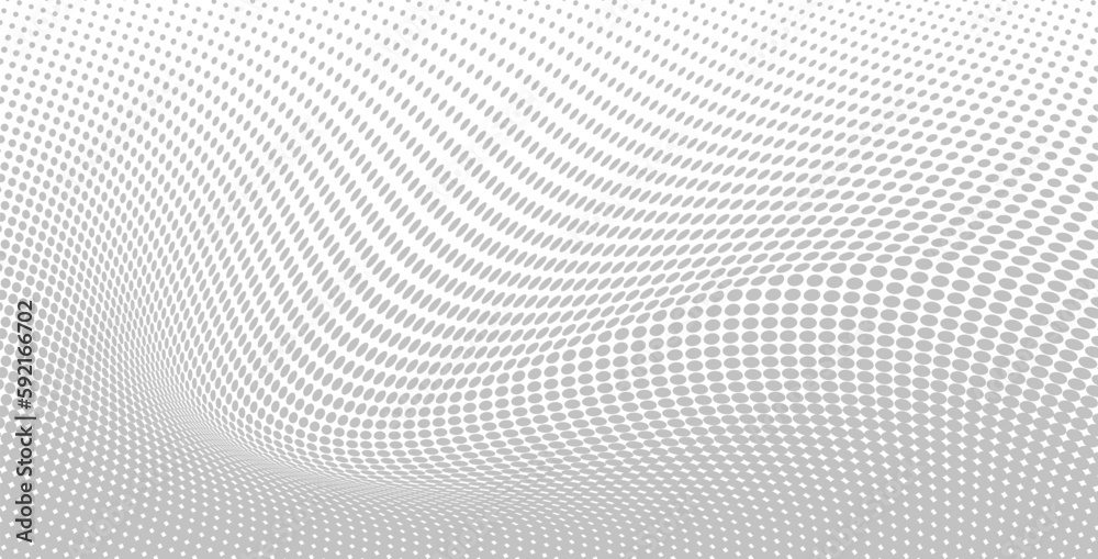 Abstract halftone dots background. Halftone effect vector pattern.