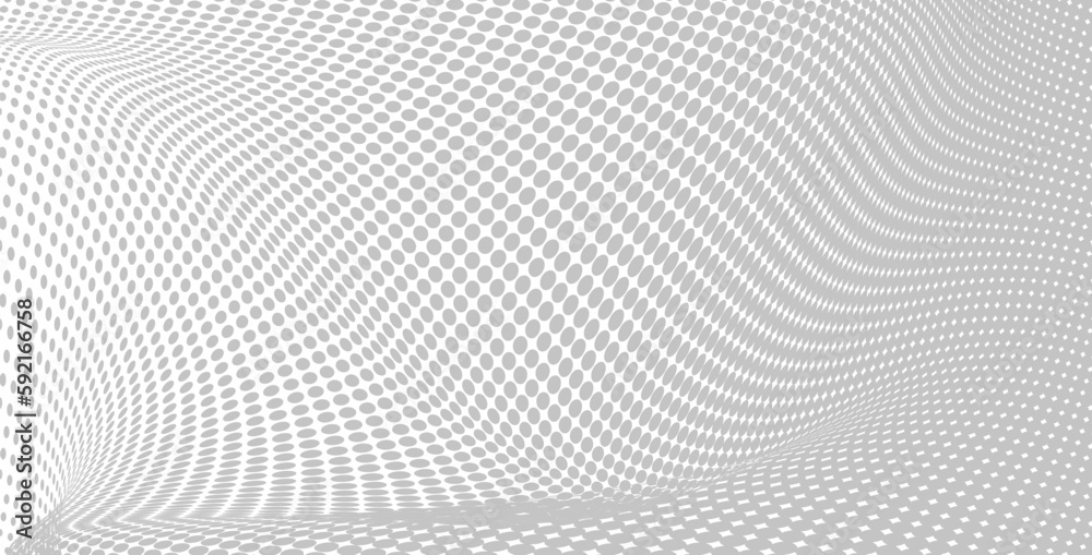 Abstract halftone dots background. Halftone effect vector pattern.