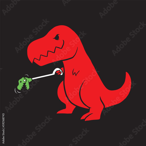 Dinosaur vector format file.