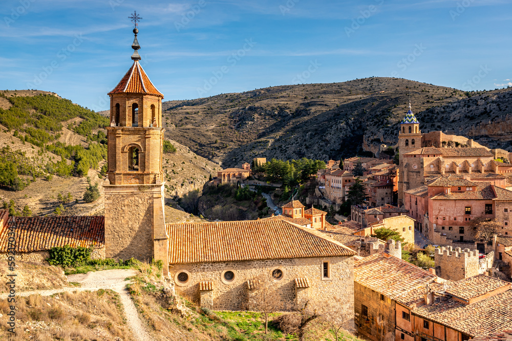 Lovely view over Albarracín, Teruel, Spain