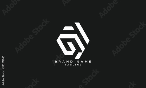 ANQ, NAQ NQ, TG, GT, Abstract initial monogram letter alphabet logo design photo