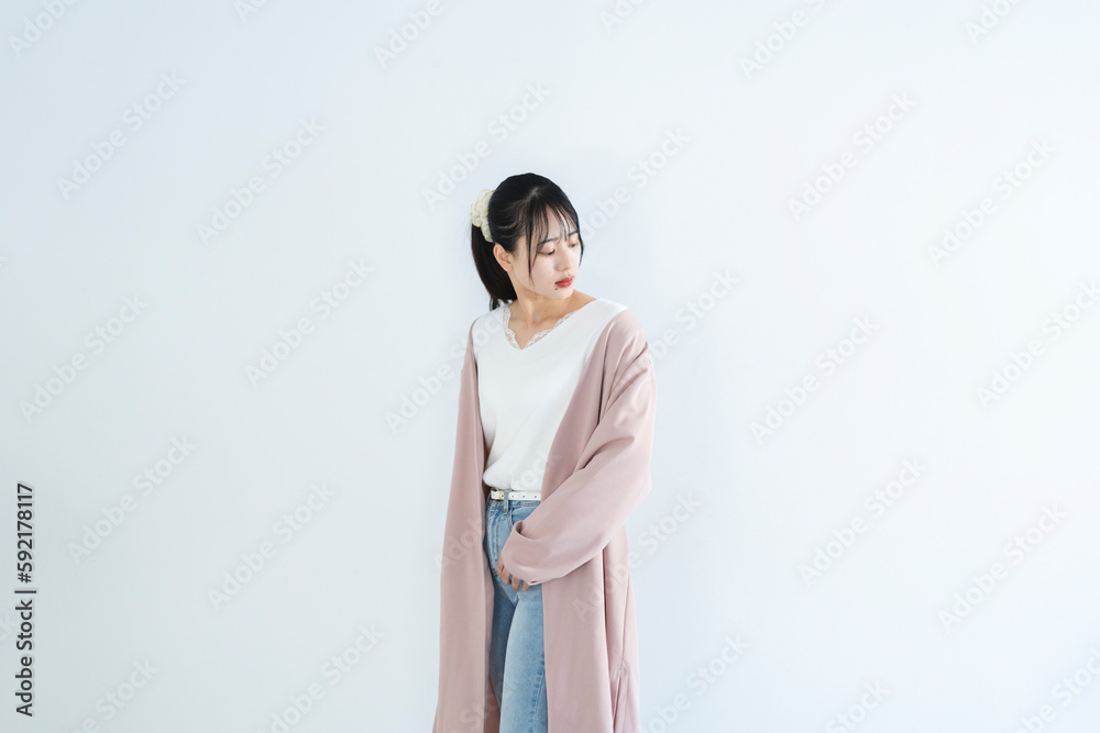 若い爽やかな女性 若い爽やかな女性